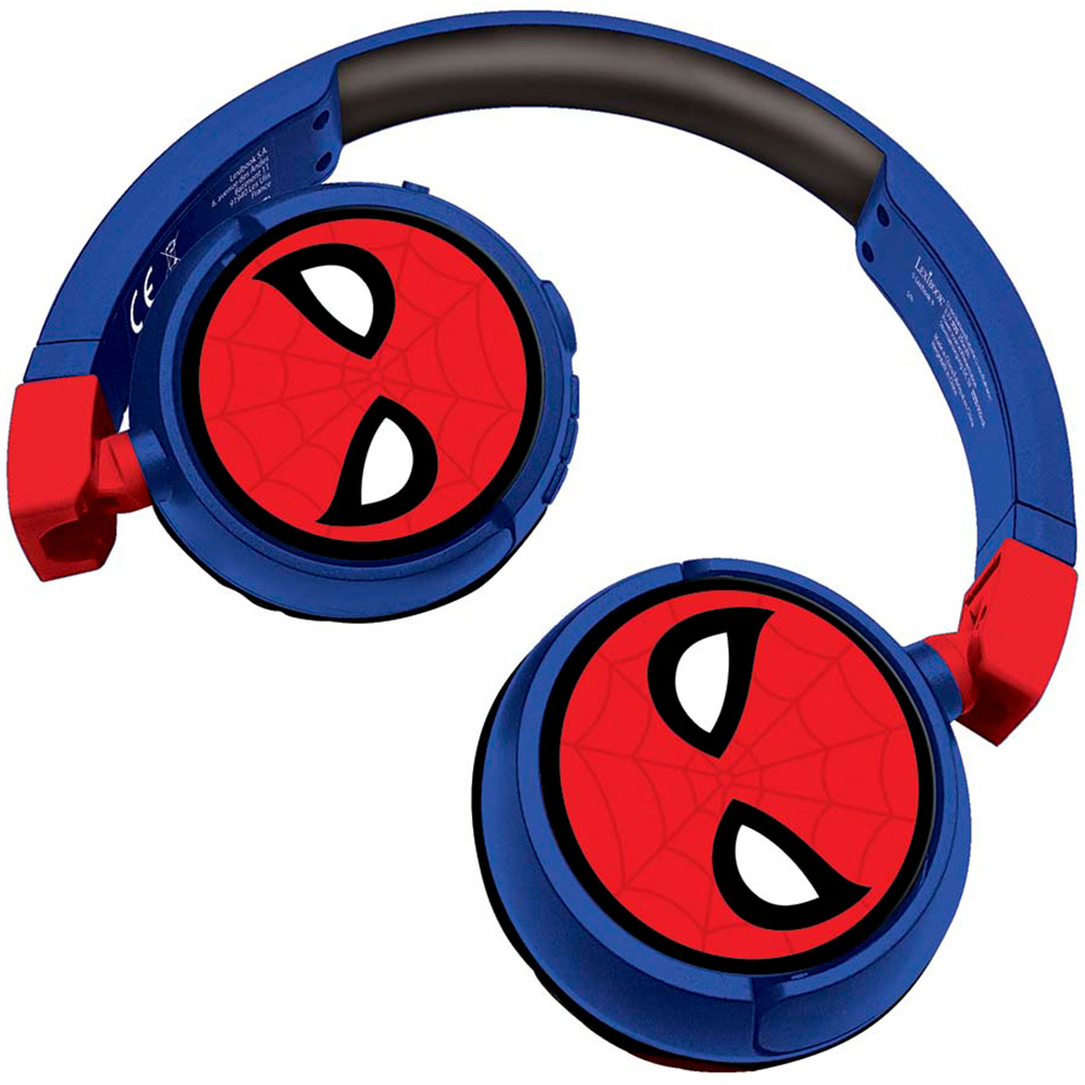 Lexibook Spider-Man Bluetooth and Wired Foldable Headphones Image 1