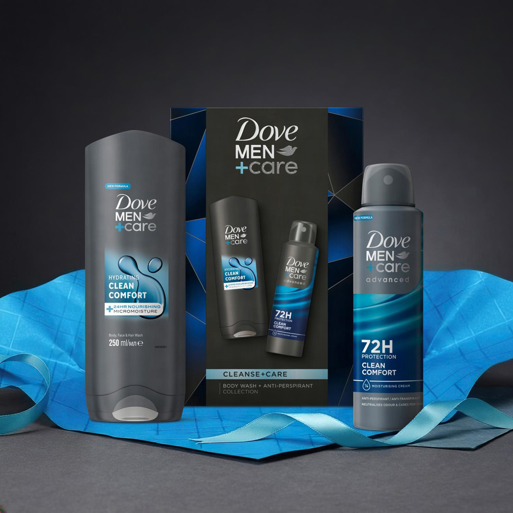 Dove Men+Care Cleanse+Care Duo Gift Set 2 Pack Image 5