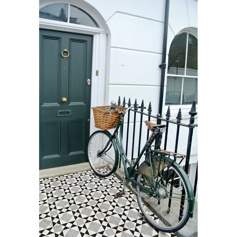 House of Mosaics Diamond Grey Mix Wall and Floor Tile 20 x 20cm 15 Pack Image 4