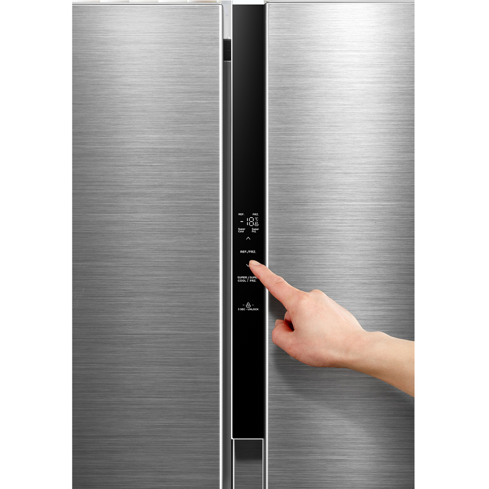Midea MDRS619FIE46 Inox Total No Frost 460L Fridge Freezer Image 6