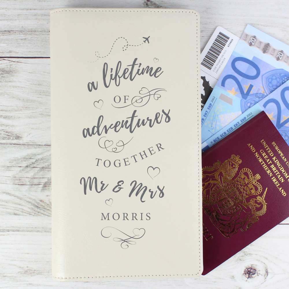 Personalised Memento Personalised A Lifetime of Travel Document Holder Image 2