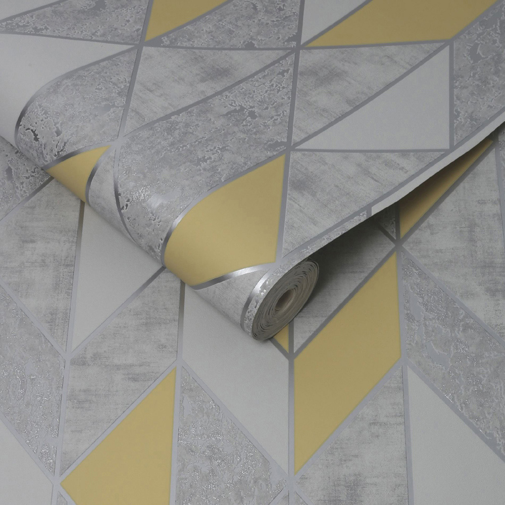 Superfresco Easy Milan Geo Yellow Wallpaper Image 2