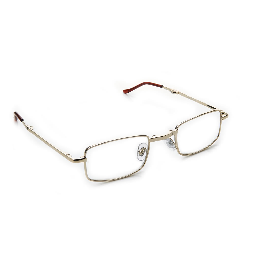Wilko Metal Folding Reading Glasses with Case 1.5 Image 1