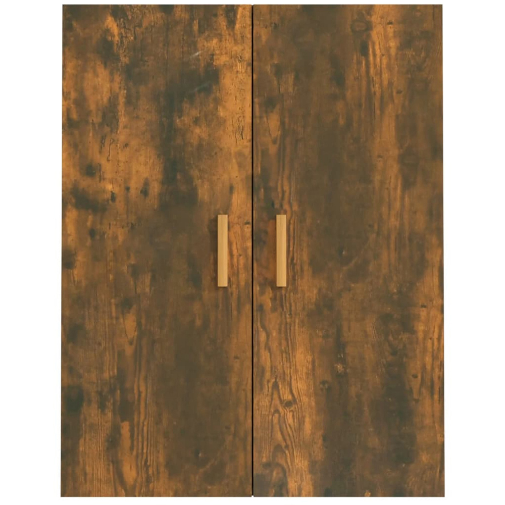 vidaXL 2 Door Smoked Oak Hanging Wall Cabinet Image 4