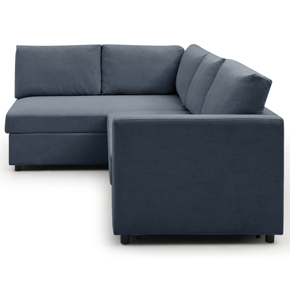 Clare 4 Seater Navy Corner Sofa Bed Image 7