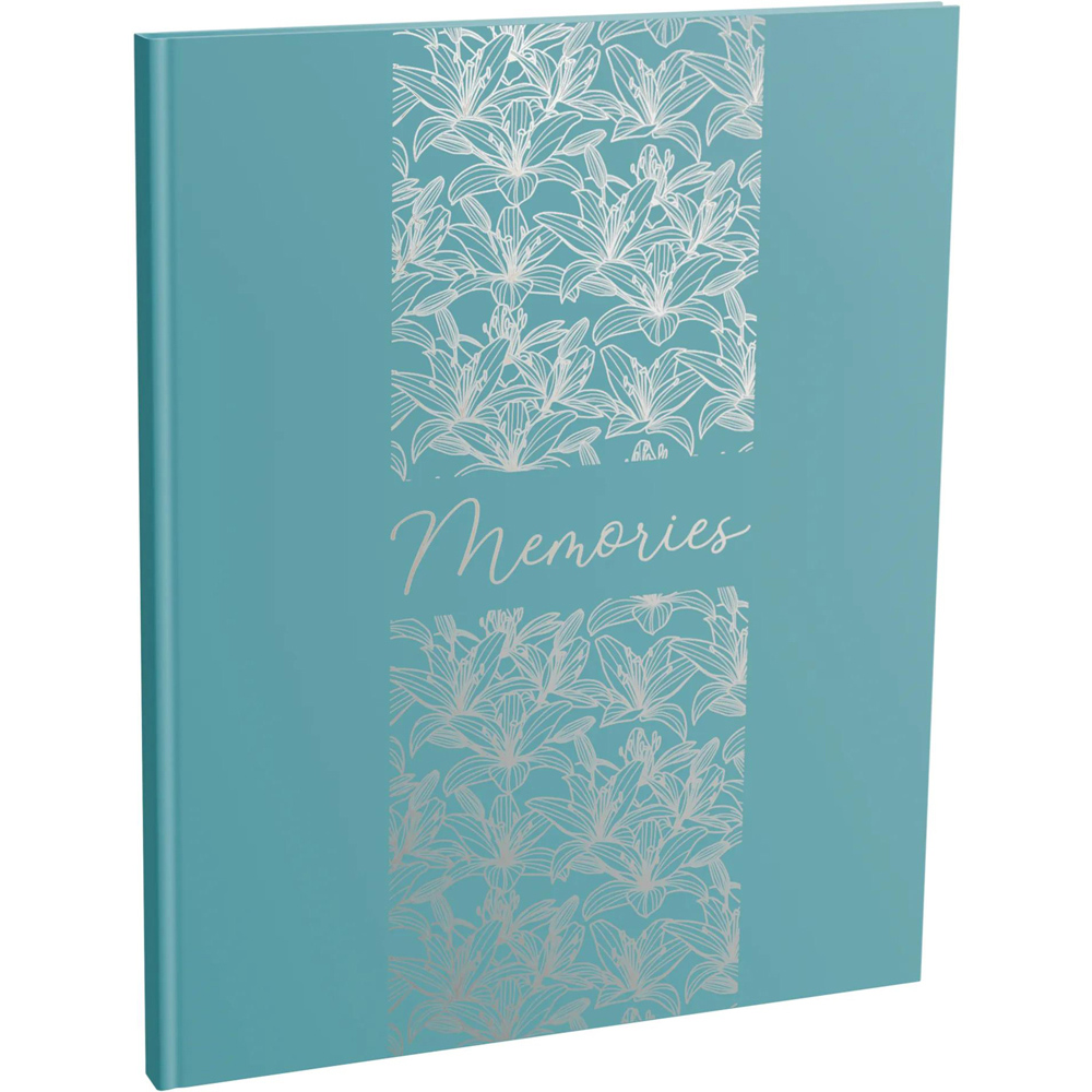 Exacompta Titane Turquoise Guest Book 100 Pages Image 1