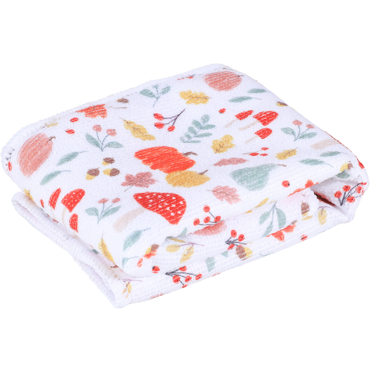 Pack of 3 Autumn Pumpkin Microfibre Cloths White Image 1