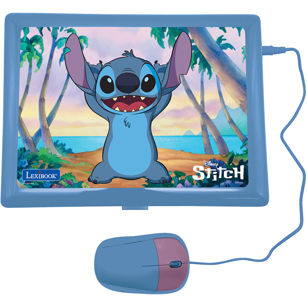 Lexibook Disney Stitch Bilingual Educational Laptop Image 3