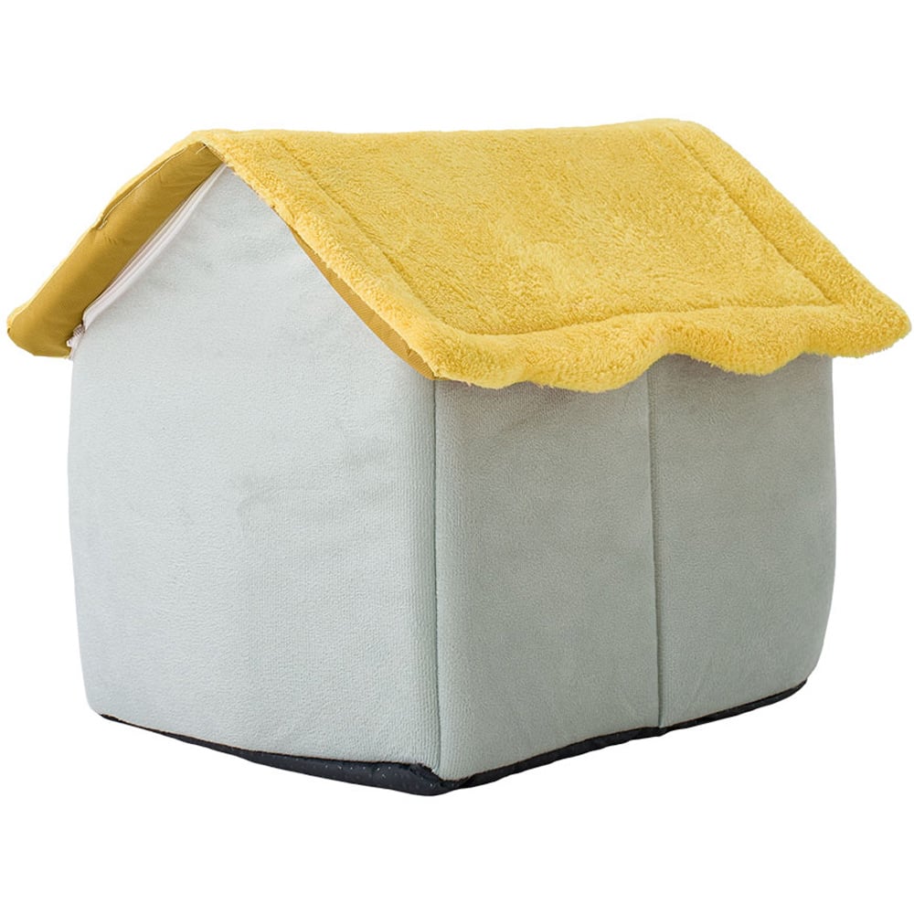 H&O Direct Yellow Washable Soft Warm Pet House Image 4