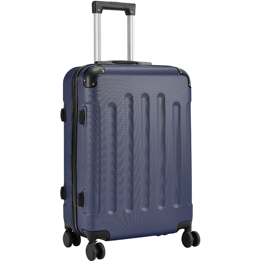 H&O Direct Small Blue ABS Hardshell Suitcase Image 1