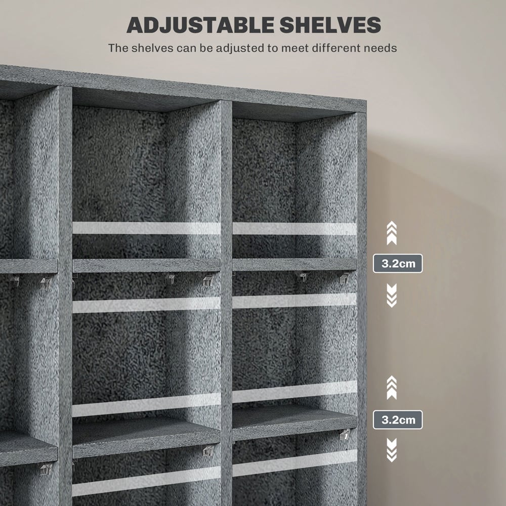 Portland Grey CD and DVD Storage Unit Image 6