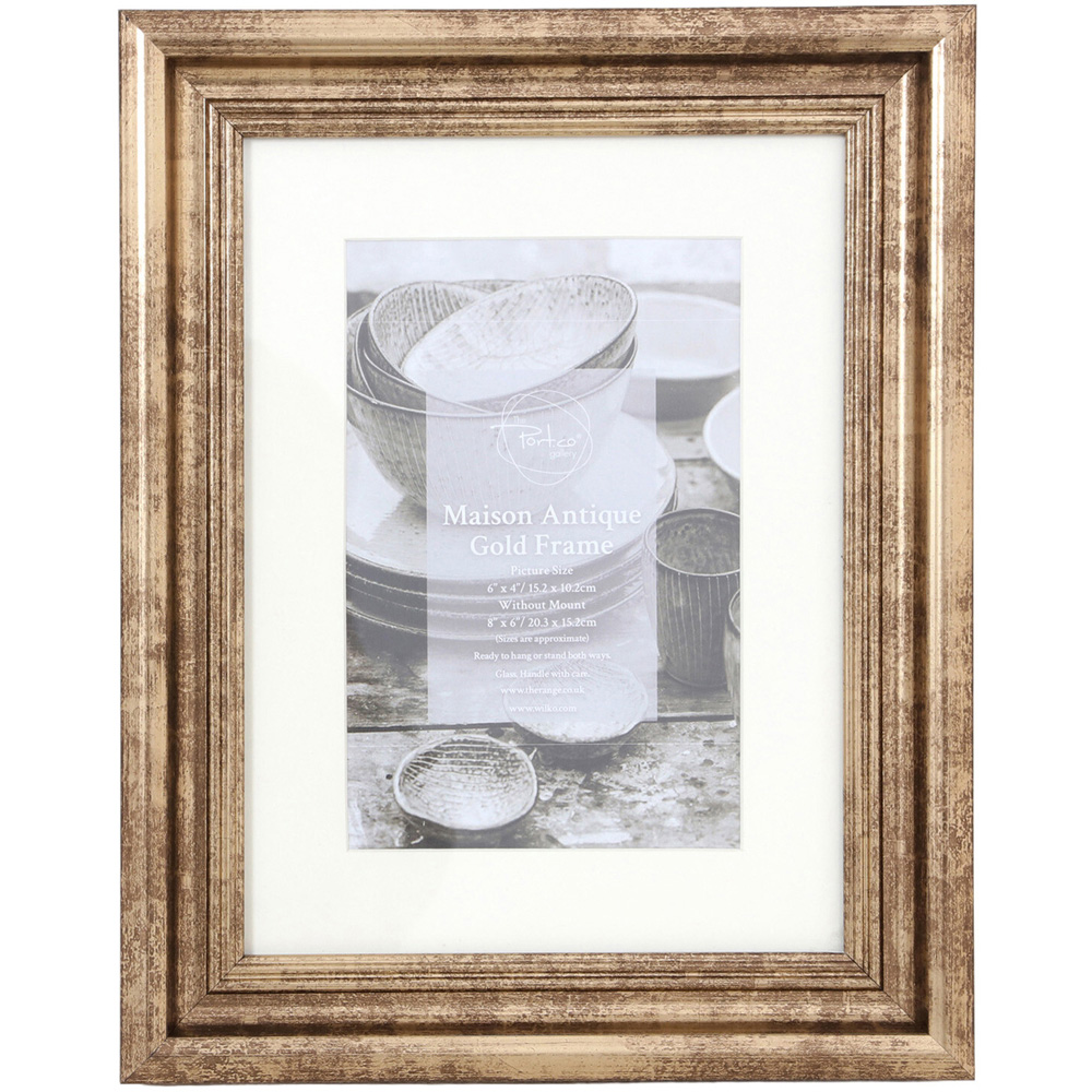 Maison Antique Gold Frame 6x4 inch Image 1