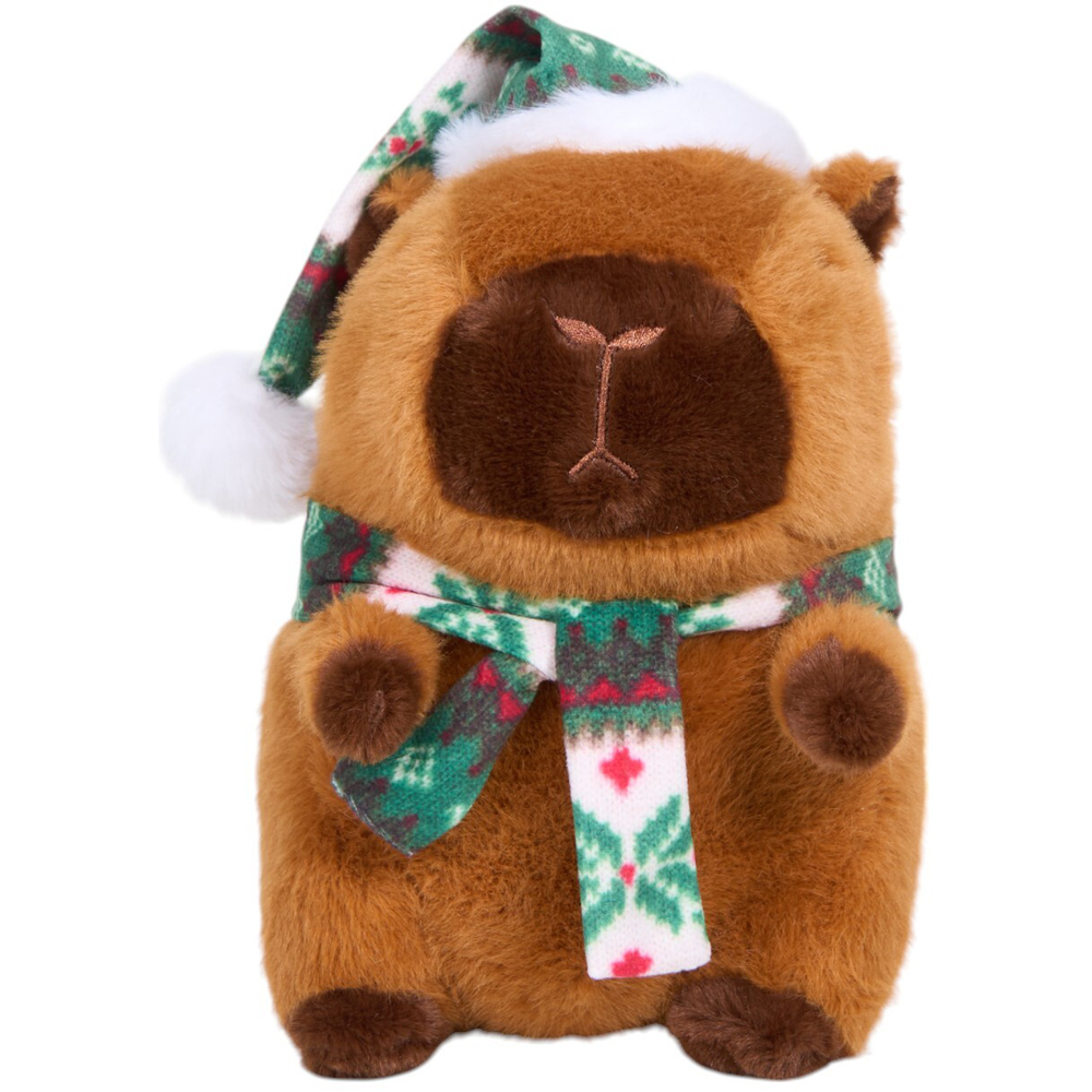 Capybara Christmas Plush Image 5