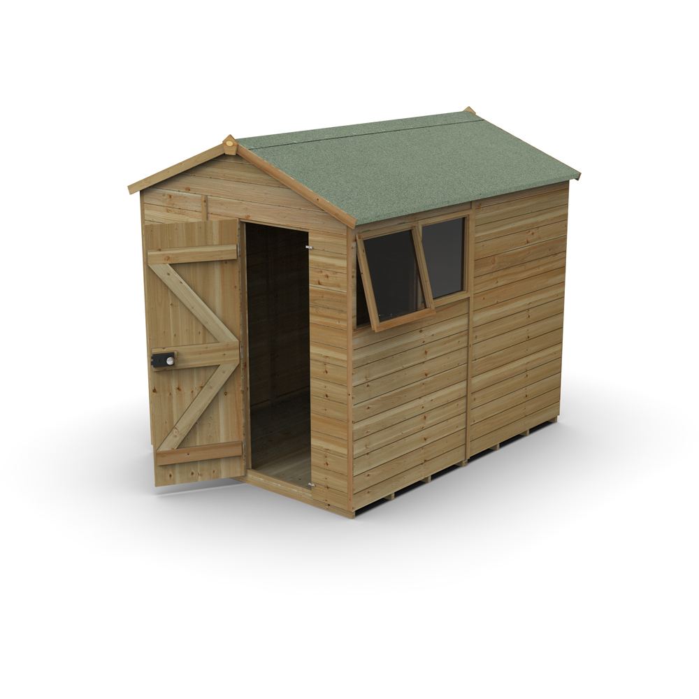 Forest Garden Timberdale 6 x 8ft Single Opening Apex Shed Image 3