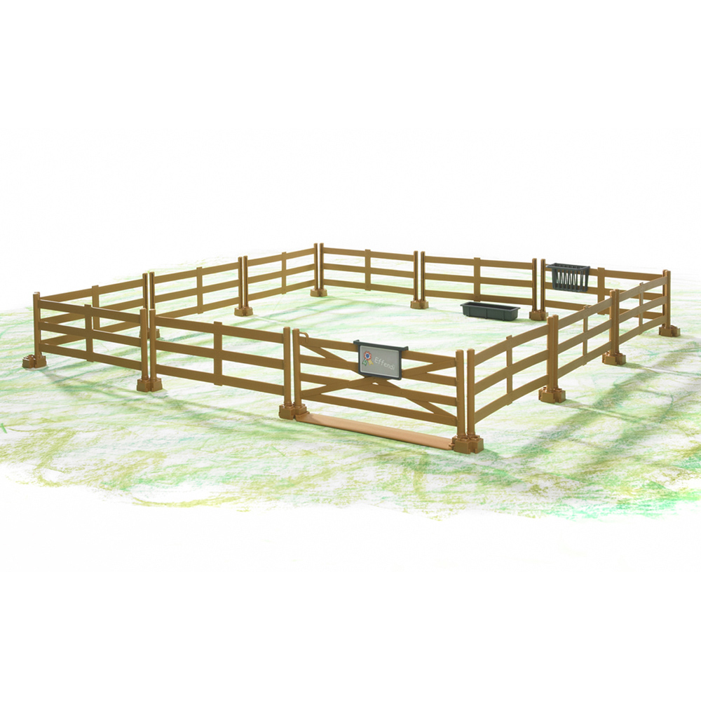 Bruder Kids Brown Pasture Fence Accessory Image 2