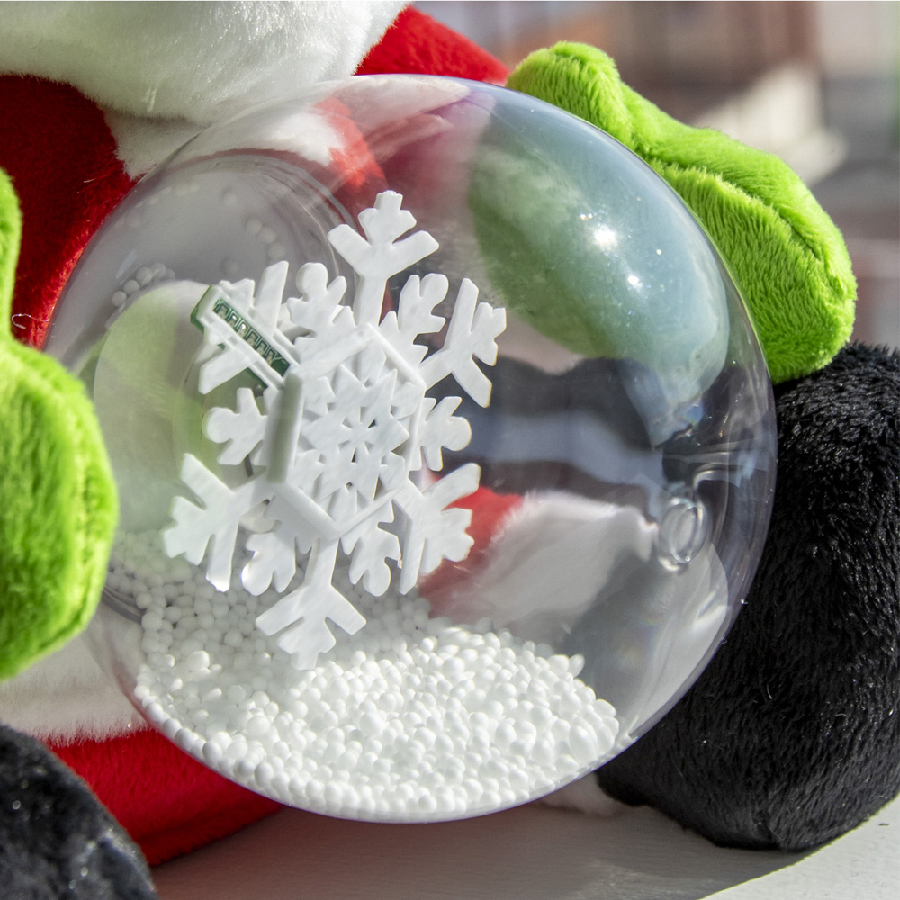 The Christmas Workshop Musical Santa and LED Snow Ball Image 4