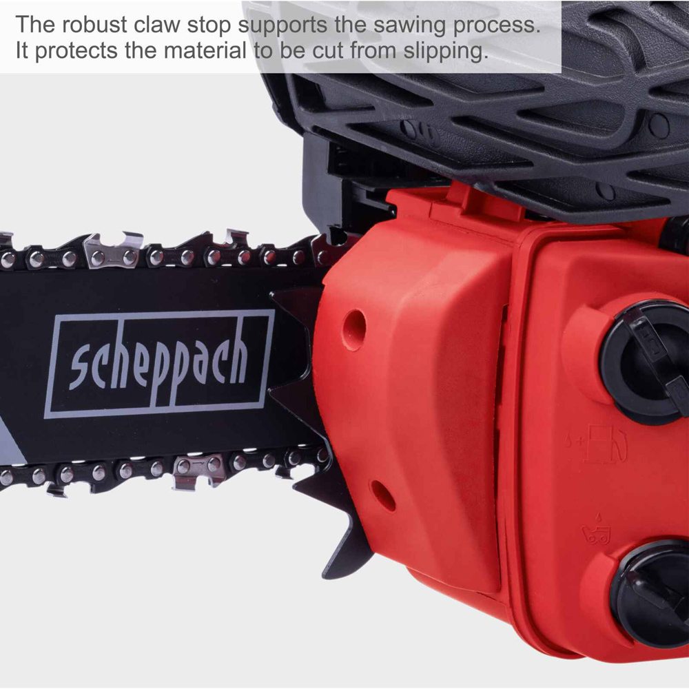 Scheppach PCS26 0.95HP 10 inch ProCut Blade Petrol Pruning Chainsaw 25.4cc Image 7