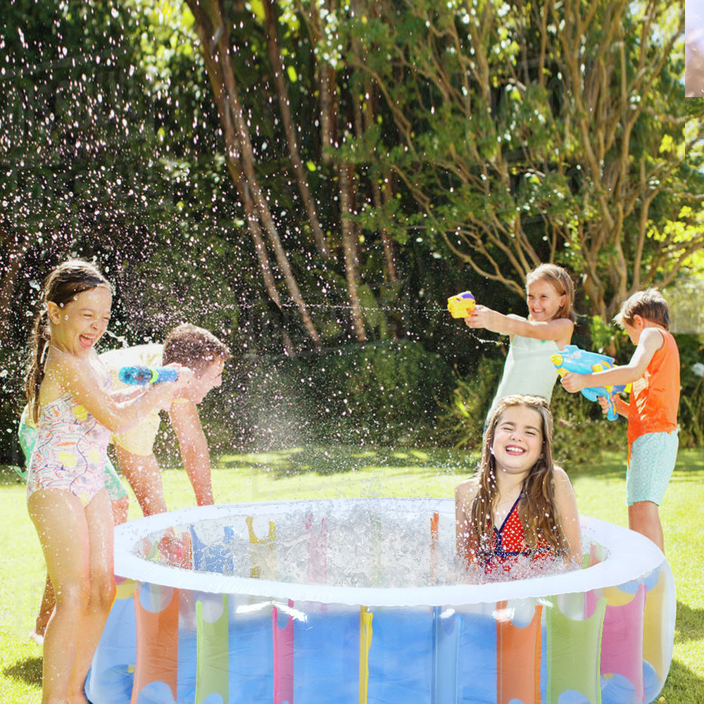 Living and Home Inflatable PVC Swimming Pool 190 x 190 x 50cm Image 6