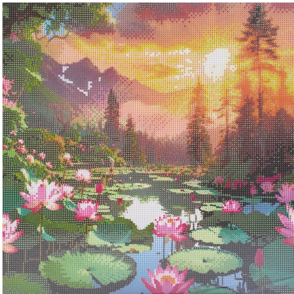 Crystal Canvas Northern Lights or Lotus Scene Kit Image 8