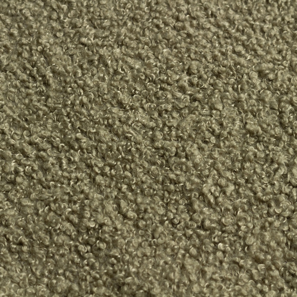 Yard Double Olive Boucle Duvet Set Image 5