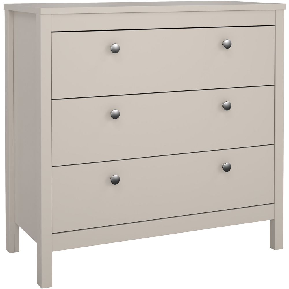 Florence Madrid 3 Drawer Cashmere Chest of Drawers Image 2