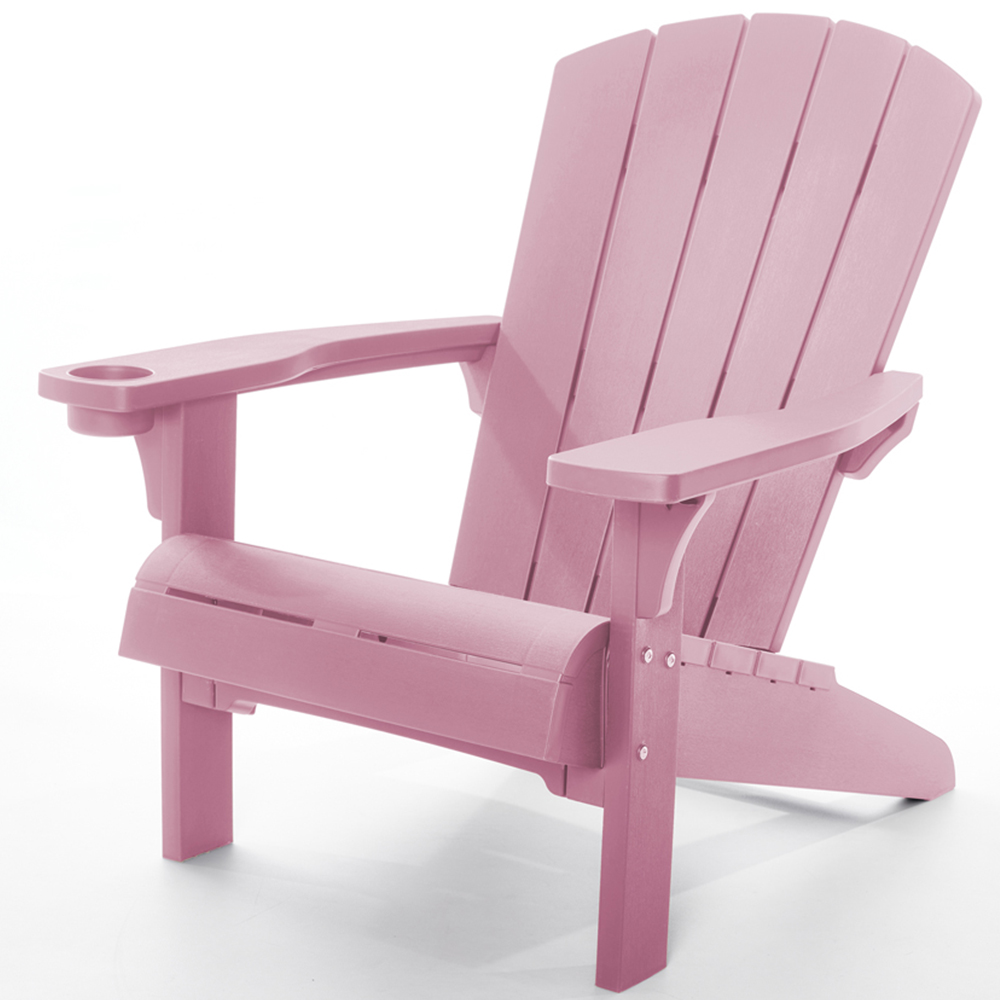 Keter Alpine Old Pink Adirondack Chair Image 2