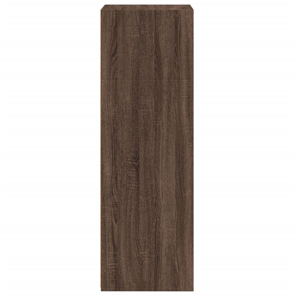 vidaXL 4 Shelf Brown Oak Highboard Image 4