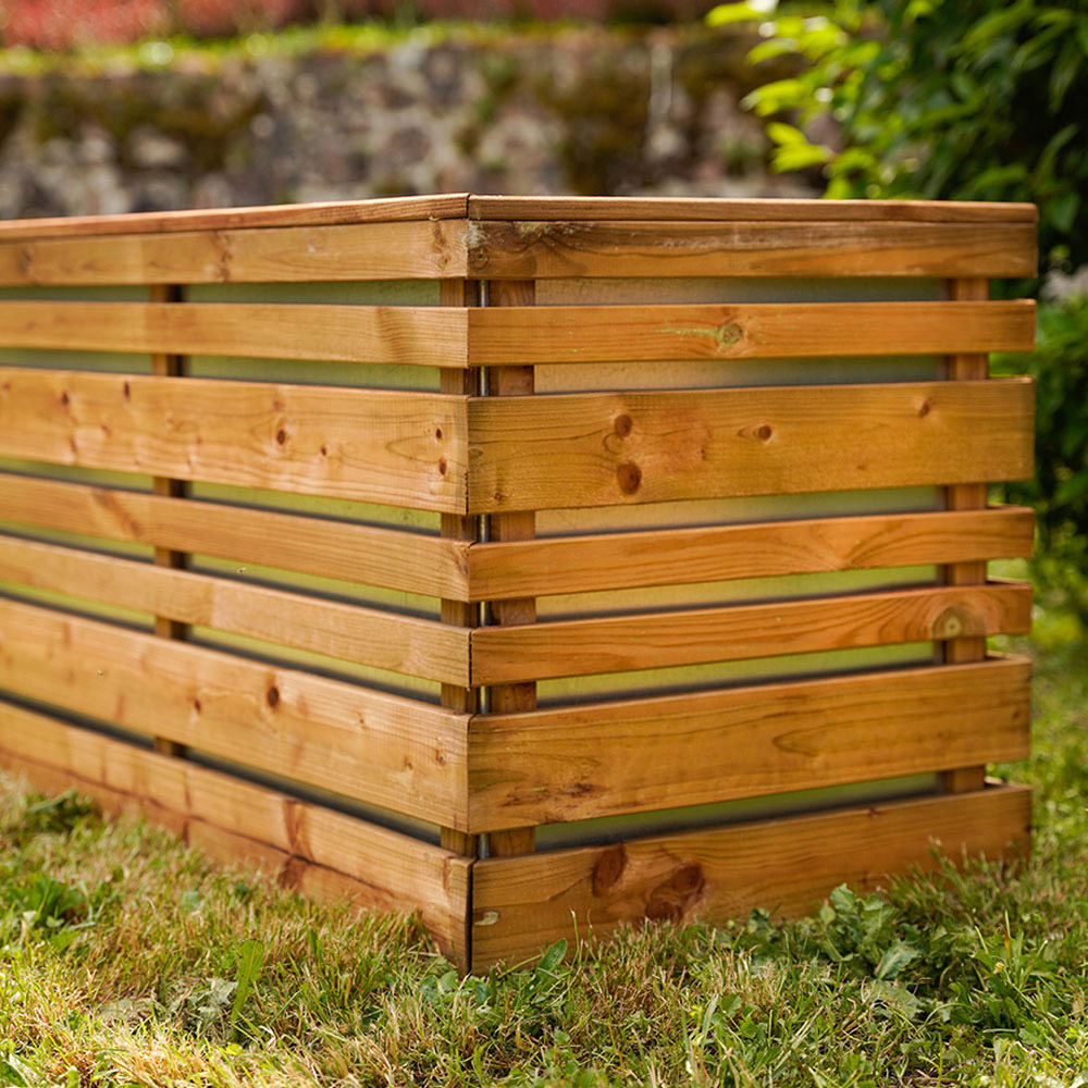 Cerland Lign Z Wooden Rectangular Planter 100cm Image 4