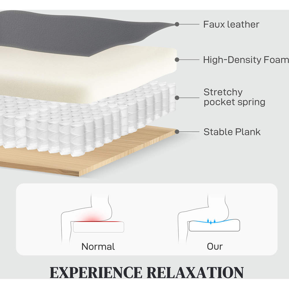 Portland Grey Electric Recliner Chair with Phone Holder and USB Charge Port Image 5