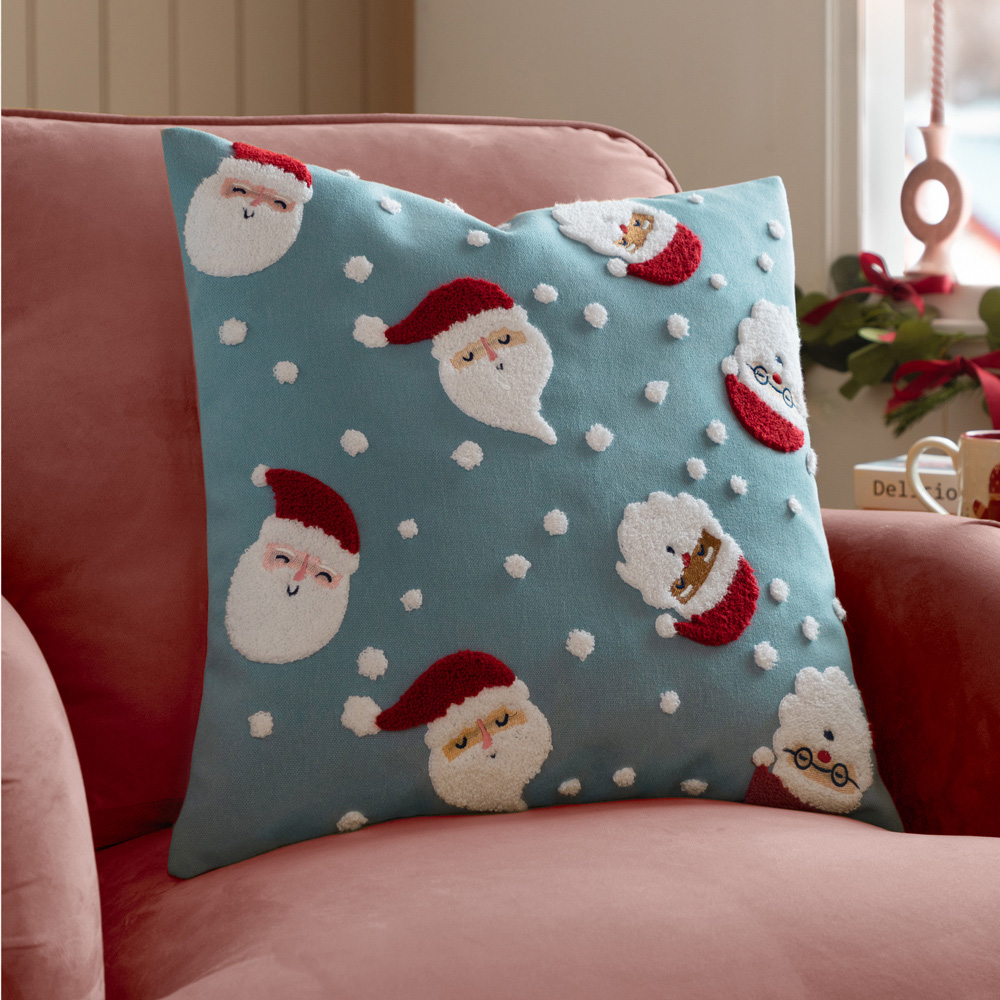 Furn Multicolour Santas Tufted Reversible Cushion 45 x 45cm Image 2