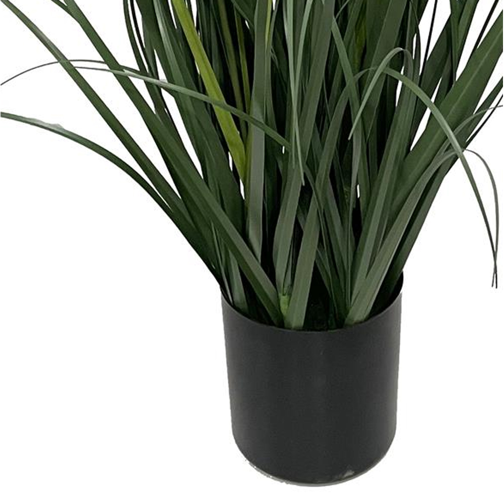 Leaf Grass with Flower Detail Artificial Plant in Pot 3ft Image 4