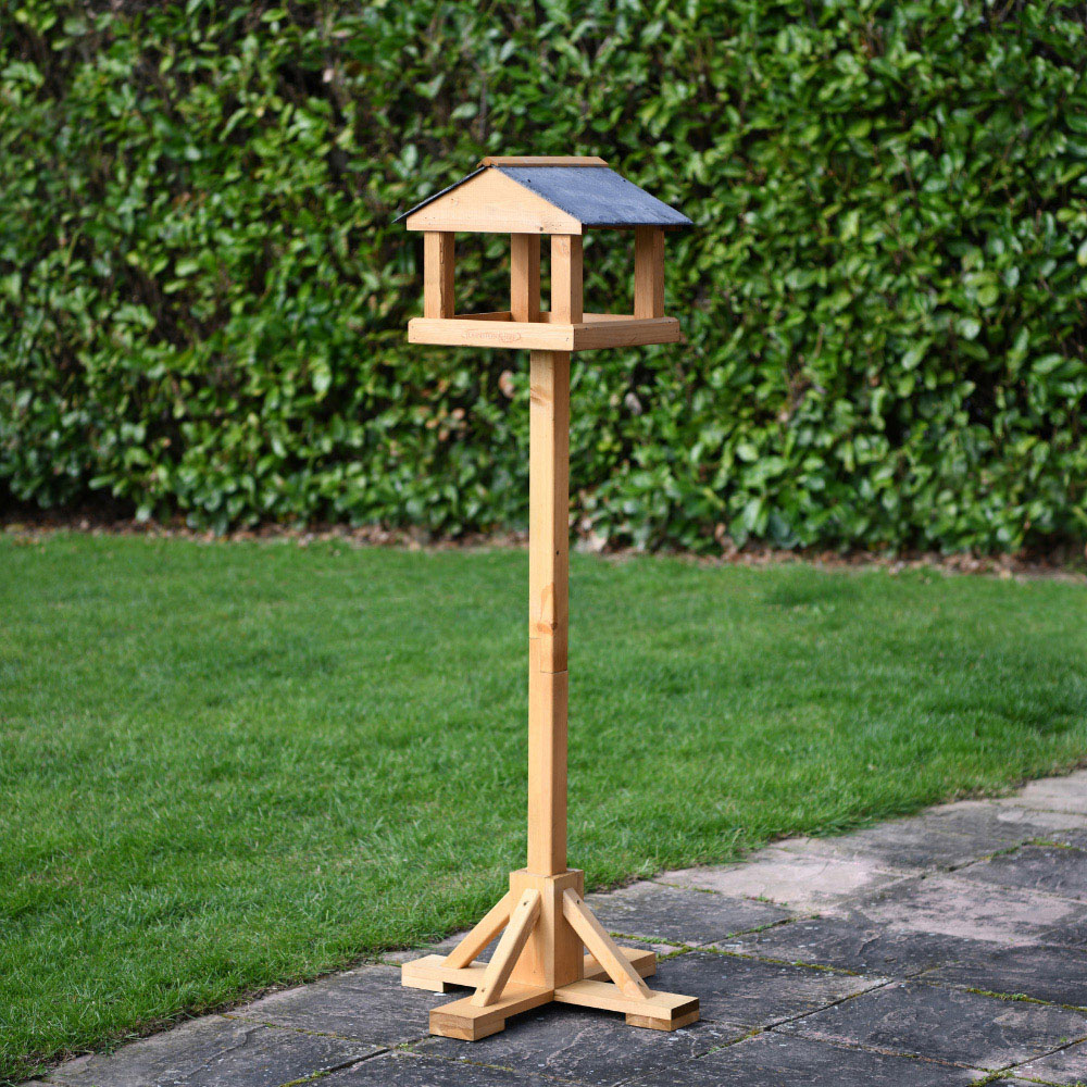 Happy Beaks Lyddington Wooden Bird Table Image 2