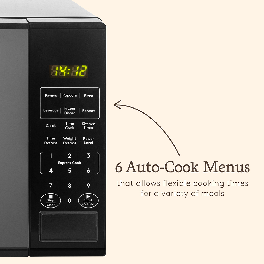Haden 214669 Black 20L Touch Control Microwave 800W Image 7
