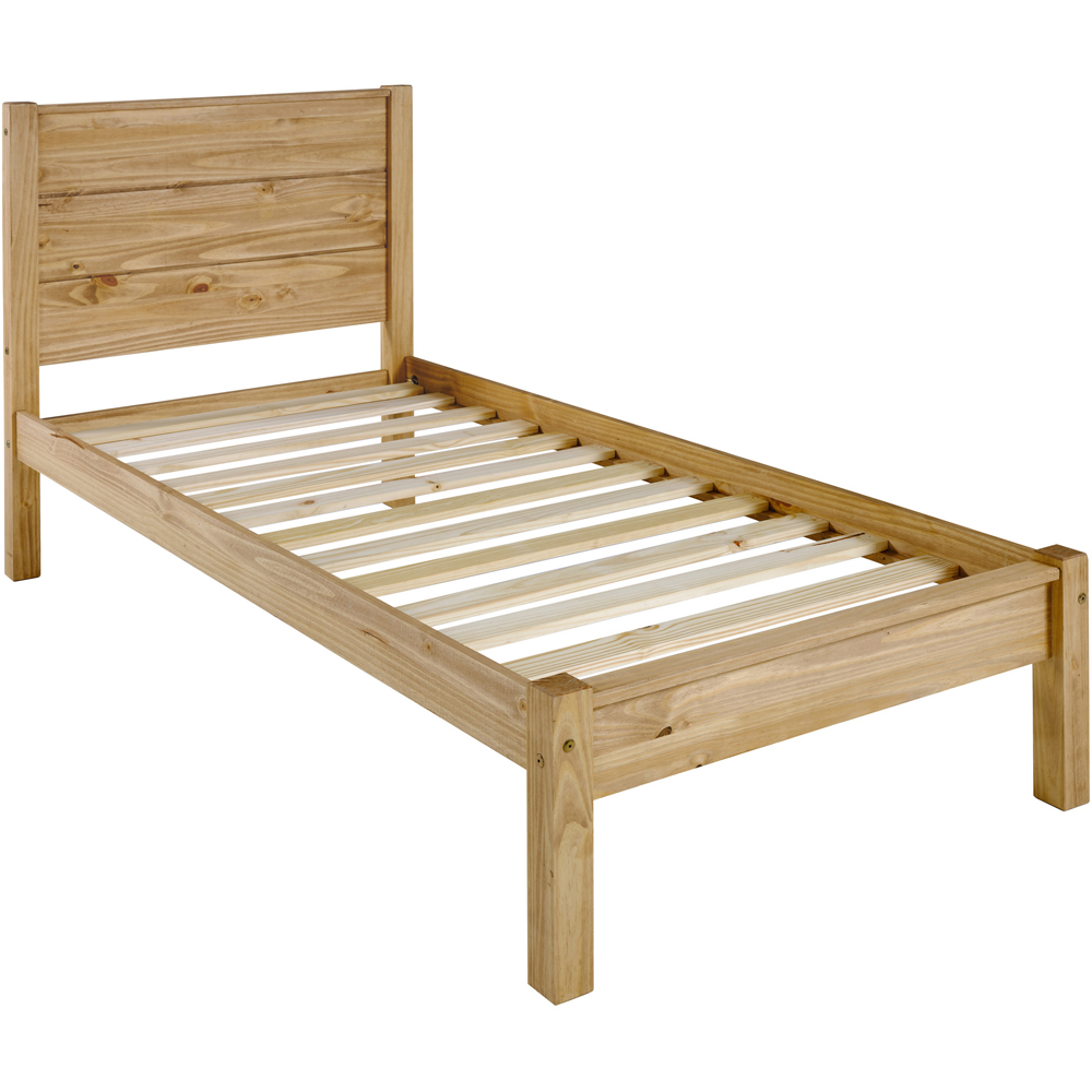 Seconique Barton Single Waxed Pine Bed Image 3