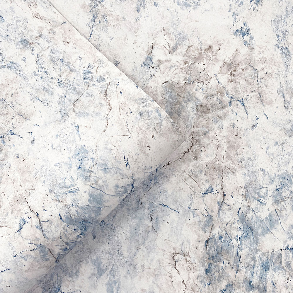 Muriva Flint Blue Wallpaper Image 2