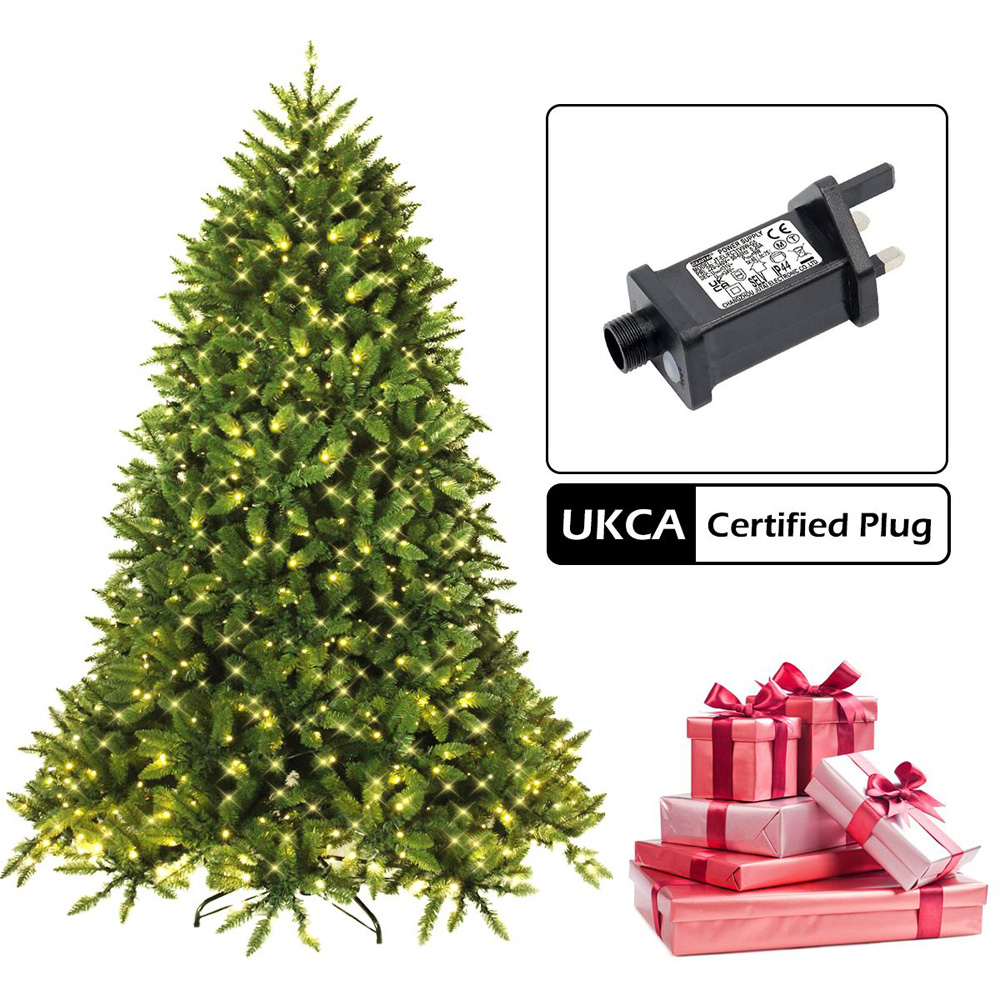 Costway Pre Lit Warm White LED Artificial Christmas Tree 5ft Image 8
