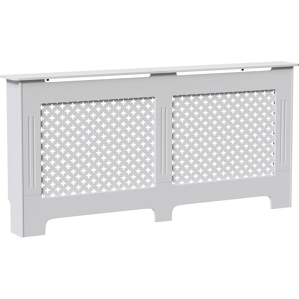 Vida Designs Oxford White Radiator Cover XL Image 1
