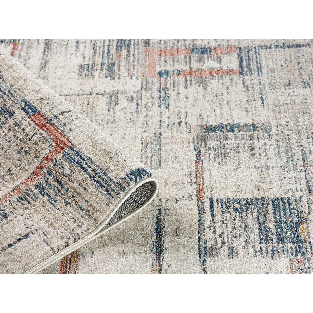Portland Urco Zeta Delta Cream Non Slip Rug 80 x 150cm Image 3