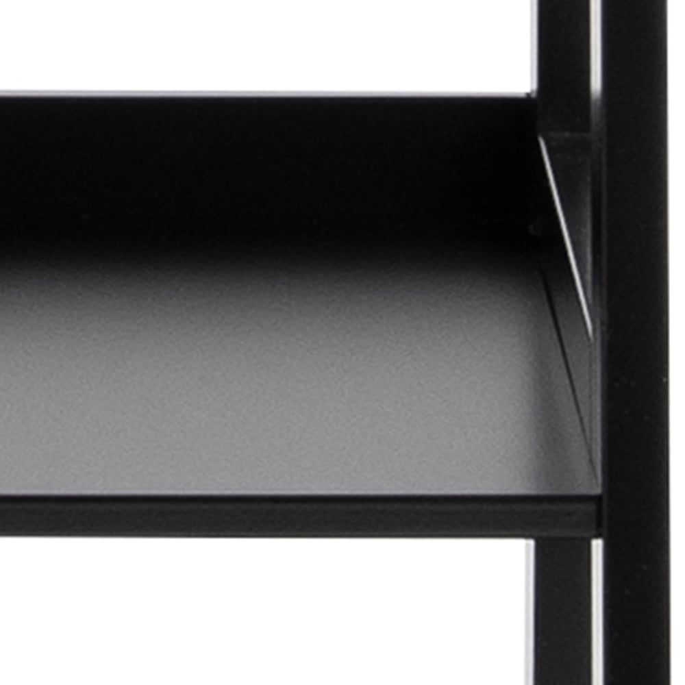 Florence Wally 5 Shelf Black Bookcase Image 7