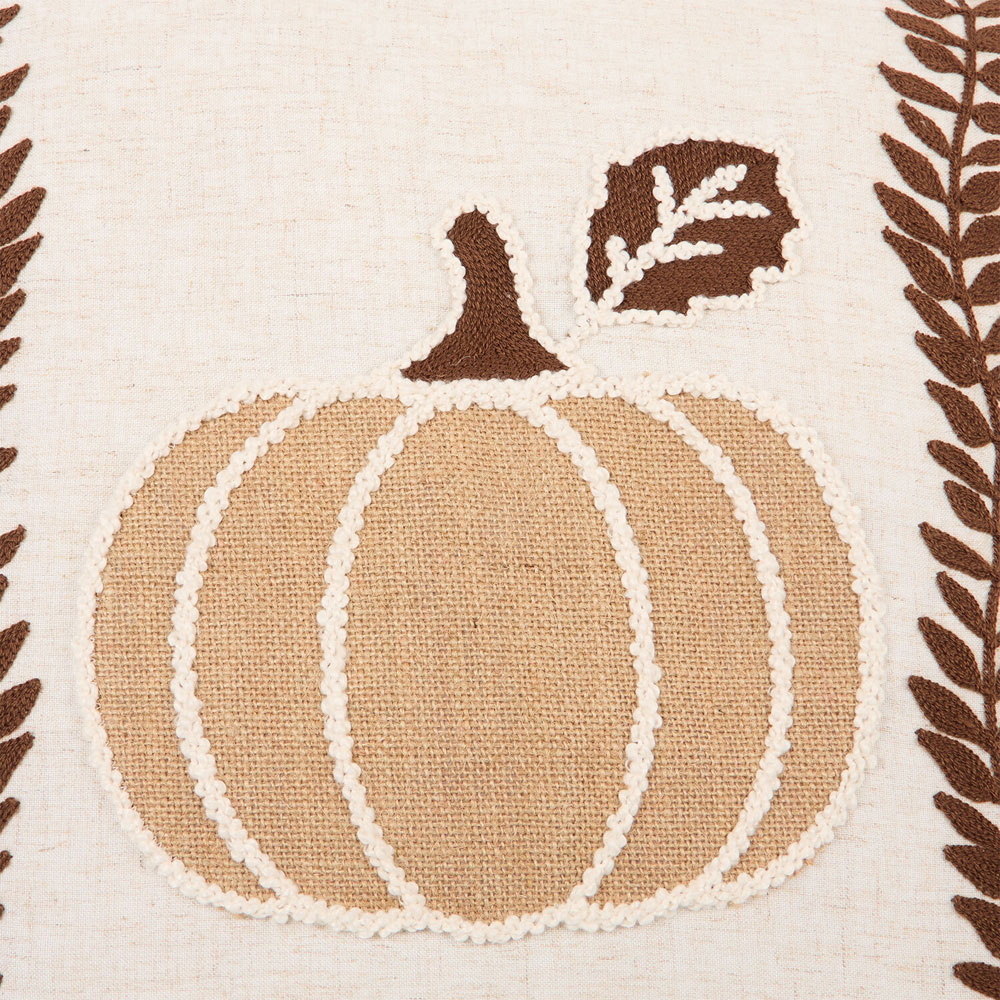 Rowan Foliage Cushion Neutral Image 3