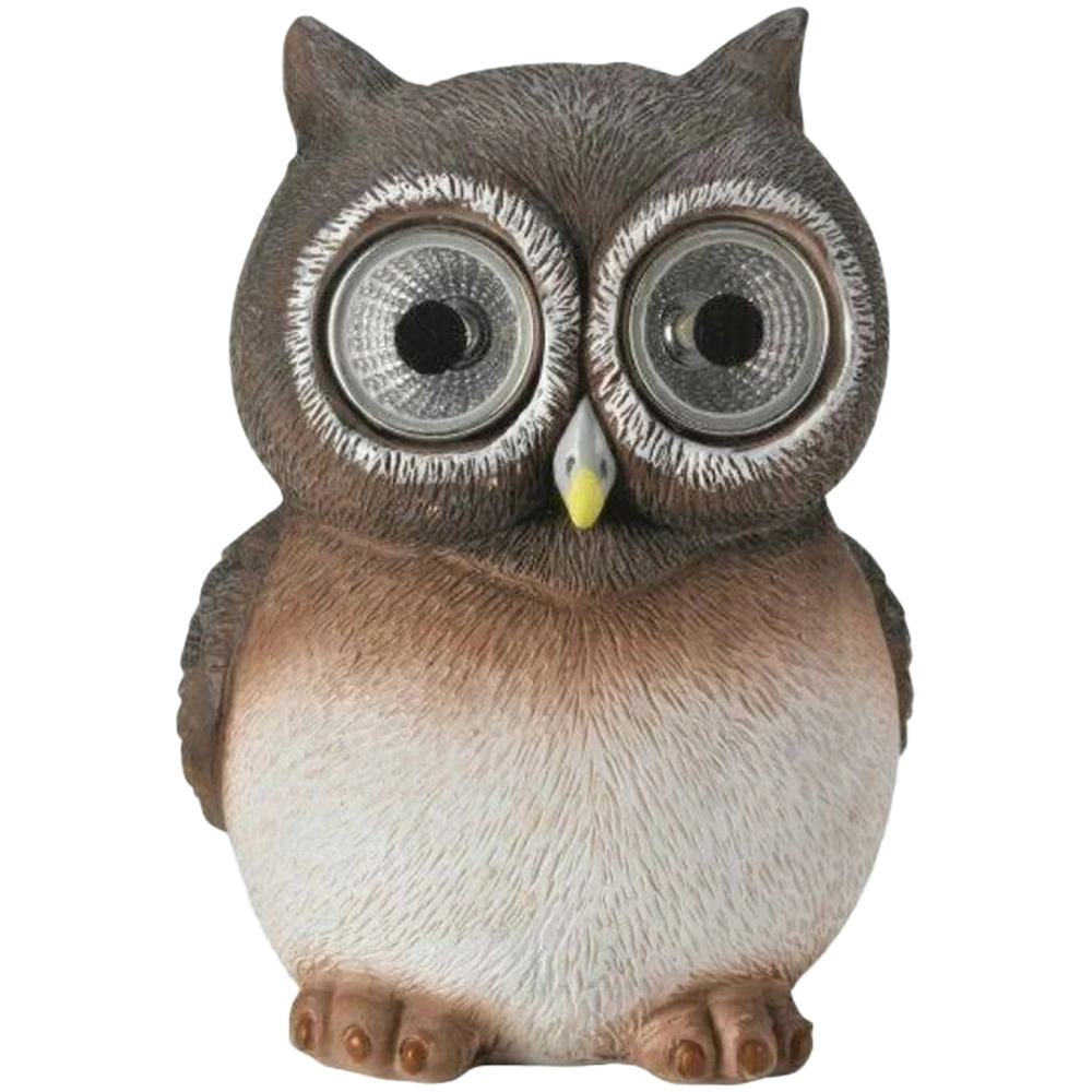 Garden Mile Owl Solar LED Garden Ornament Image 1