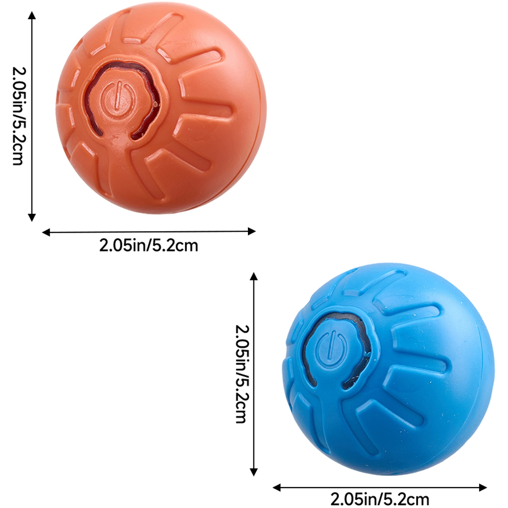 H&O Direct Smart Automatic Interactive Gear Pattern Pet Ball Toy with LED Light 2 Pack Image 6