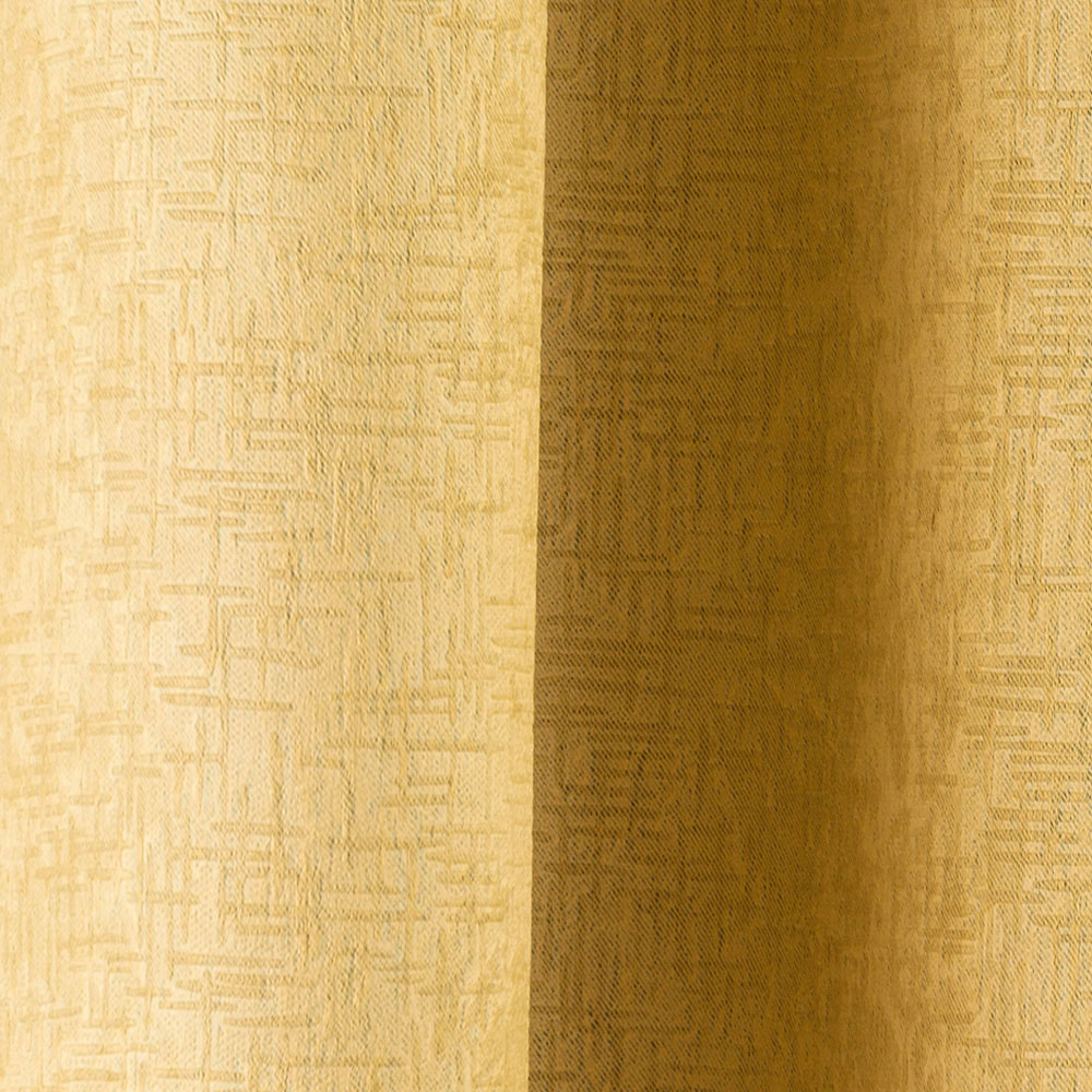 Enhanced Living Vogue Ochre Thermal Blackout Eyelet Readymade Curtains 117 x 137cm Image 2