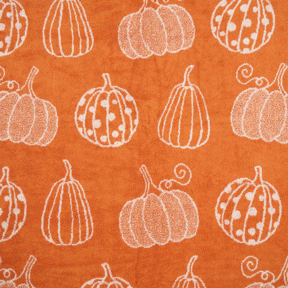 Boho Pumpkin Bath Towel Orange Image 5
