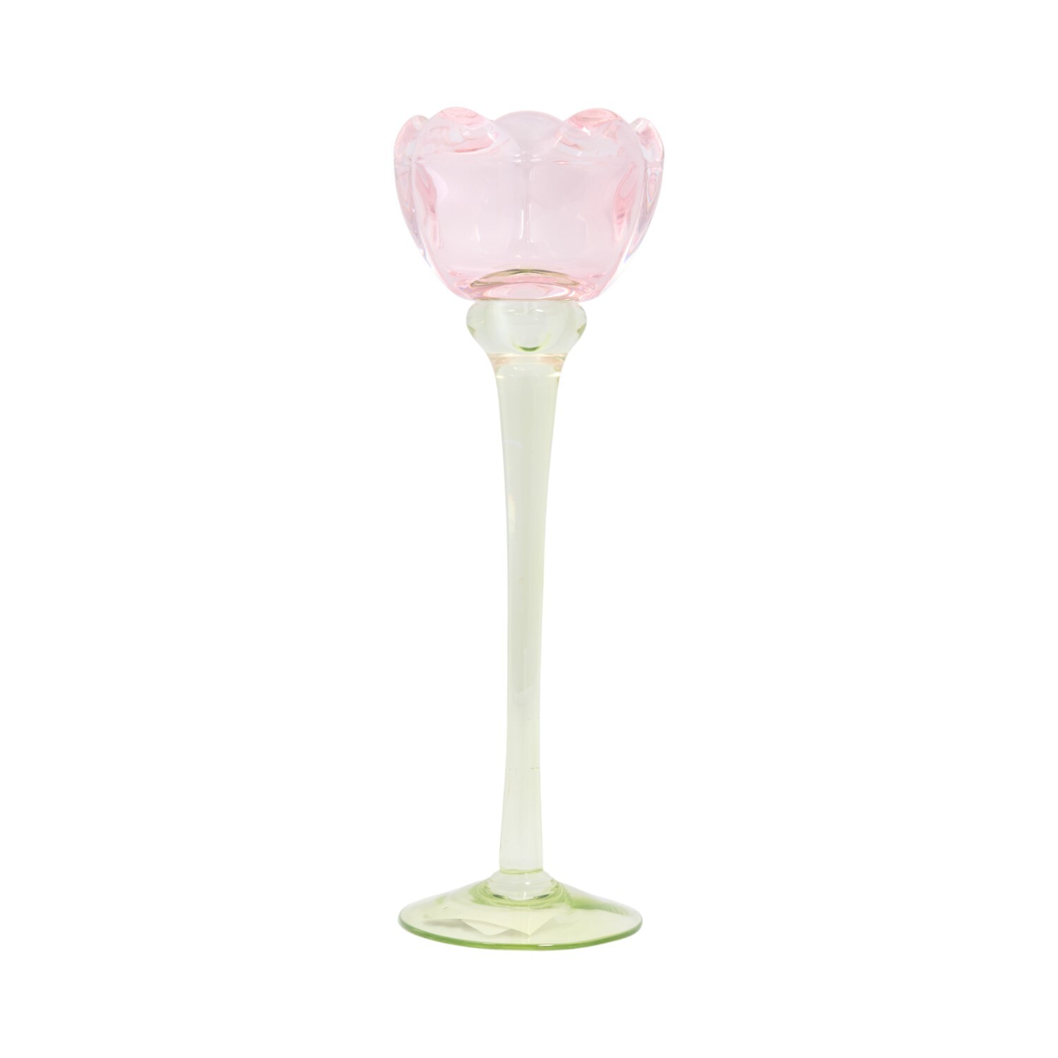 Spring Tall Floral Candle Holder Image 2