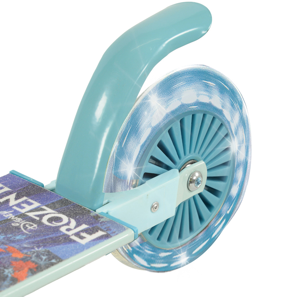 Frozen Foldable Height Adjustable Kids Inline Scooter with Light Up Wheels Image 4
