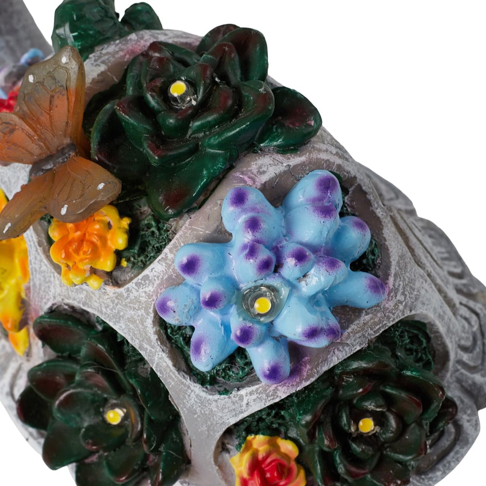 Living and Home Solar-Powered Turtle Garden Ornament Image 4