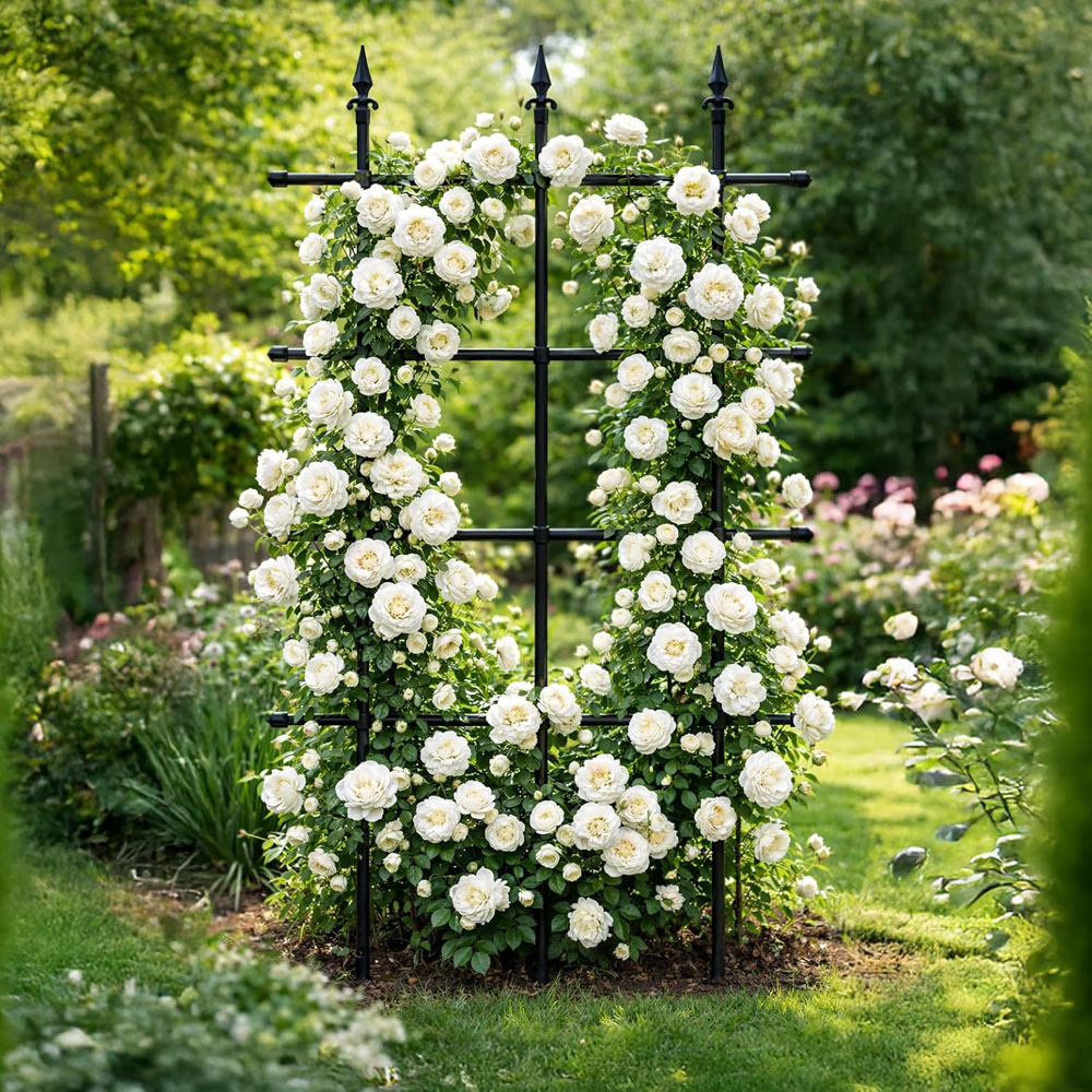 Garden Gear Metal Rose Garden Trellis 180 x 90cm Image 2