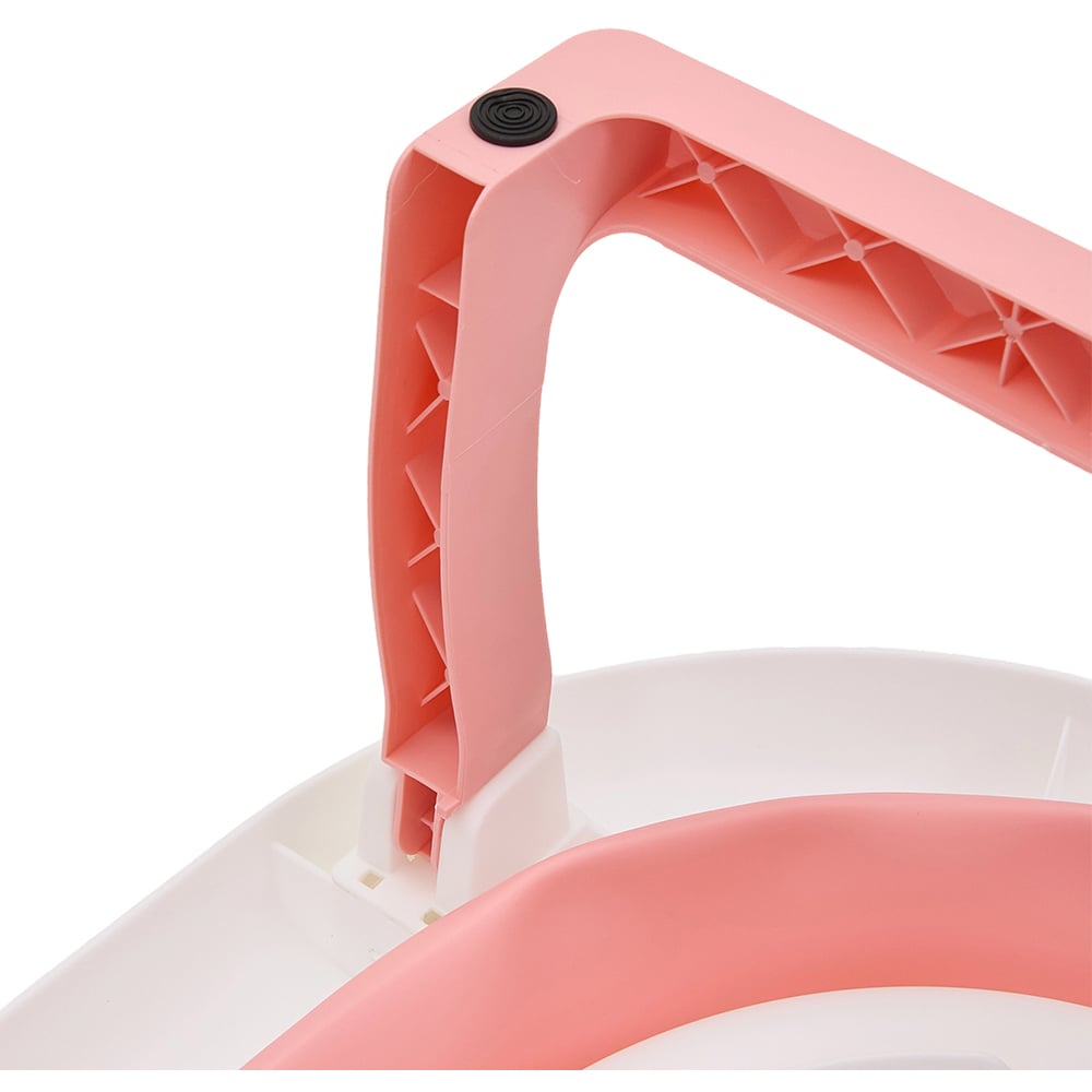 H&O Direct Pink Non-Slip Foldable Baby Bathtub Image 4