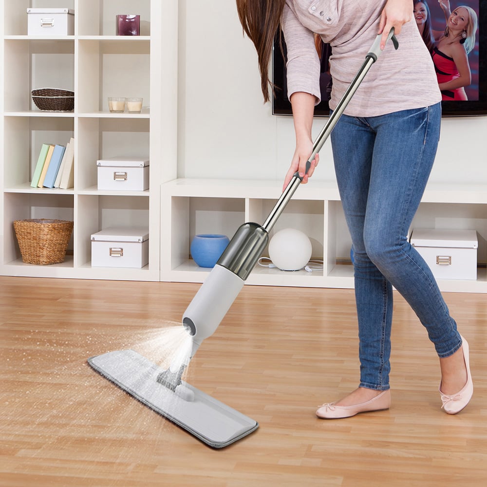 Living and Home Width Multifunction Spray Mop with Handle 40cm Image 2